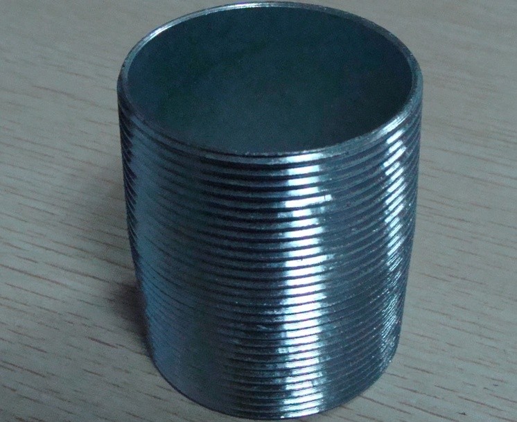 Best 1/2&quot; to 2&quot; Carbon Steel Electro Galvanized All Thread Conduit Nipple, RMC / IMC Conduit And Fittings wholesale