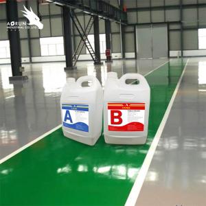 China VOC Free Eco Friendly Epoxy Resin Coating Concrete Garage Floor Painting on sale