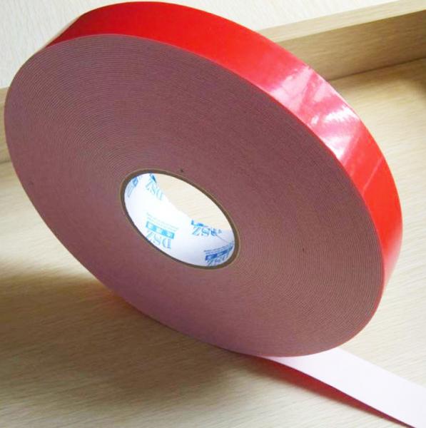 Cheap Two sided adhesive tape coated strong acrylic glue with PE foam backing material for sale