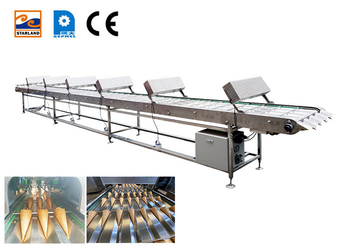 China Adjustable Speed Stainless Steel Conveyor Belt With Cooling Fan on sale