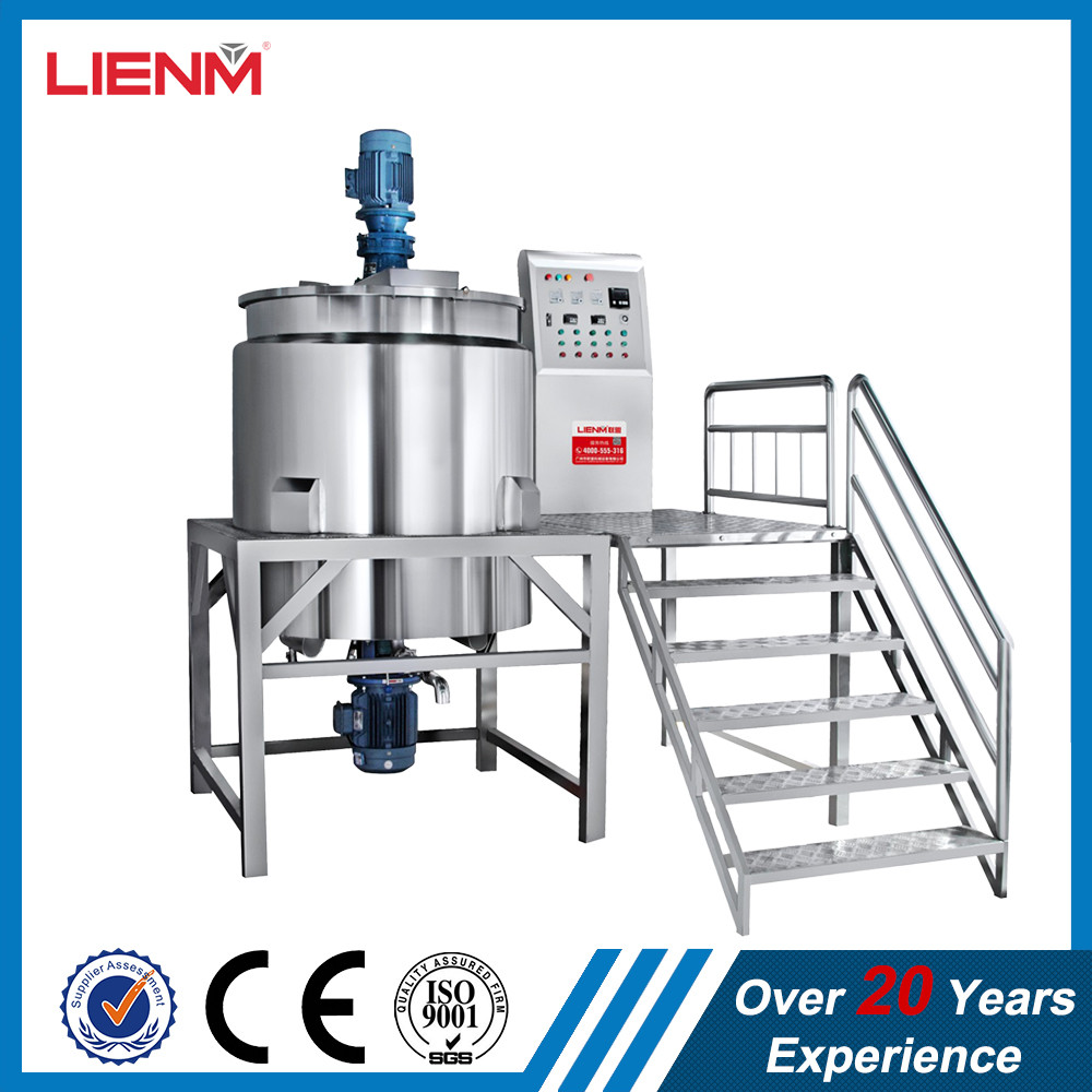 China Best sale 500L Stainless Steel liquid soap mixing Tank, Shampoo Making machine, Shampoo production Line on sale