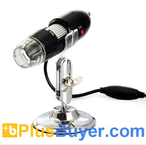 China USB Digital Microscope (200x Zoom, 640x480, 4 LEDs) on sale