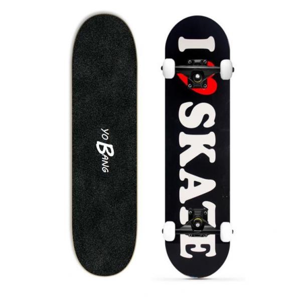Cheap 100% Canadian Maple Full Complete Skateboards 31inch Deck Aluminum Matte Truck for sale