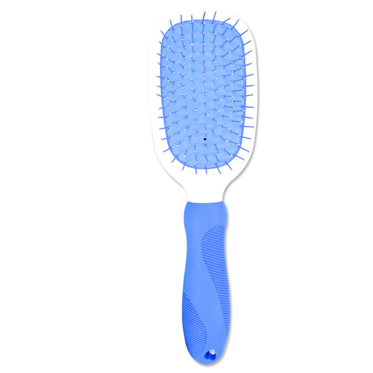 China Double Side Pet Hair Brush Fashionable Customized Shape Blue / Pink Color on sale