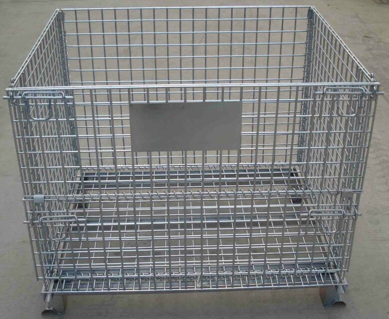 Best Storage Cage,Wire Mesh Container,Supermarket Mesh Container,Mesh Basket,50x50mm,50x100mm opening wholesale