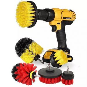 China 6pcs/set Drill Power Scrub Clean Brush For Leather Plastic Wooden Furniture Car Interiors Cleaning Power Scrub on sale