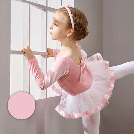 Best Children dance costumes girls velvet long-sleeved autumn uniforms children's ballet dance dress wholesale