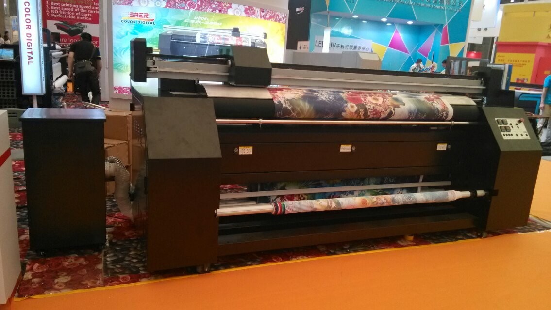 China Flag Curtain Directly Pritning fabric printing machine with Dye Sublimation Ink on sale