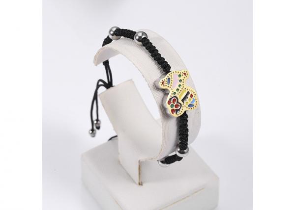 Cheap Personalised Friendship Bracelets , Custom Woven Friendship Bracelets For Gift for sale