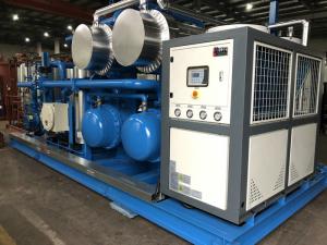 China Skid Mounted Hydrocarbon Recovery Unit , Refrigerant Recovery Machine Simple Installation on sale