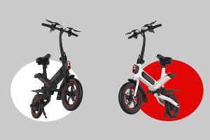 Best Smart Fold Up Electric Bike 25KM / H , 36V 6AH Mini Folding Electric Bike wholesale