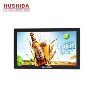 China ROHS Wall Mounted Advertising Display 350cd/m² Brightness 25w Power Consumption on sale