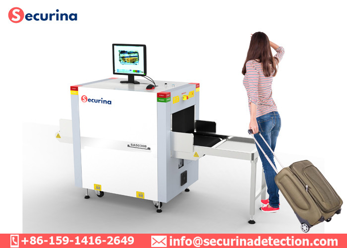 China Security X Ray Detection Equipment , X Ray Airport Scanner 500mm×300mm Tunnel Size on sale