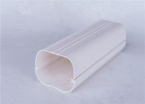 China Green Level PVC Extrusion Profiles , Customized Plastic Wiring Duct on sale