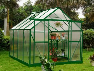 China Good transparency of 4/6mm twin wall PC greenhouse on sale
