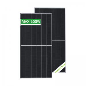 600 Watt Mono Perc Half Cell Solar Panels IP68 With White Backsheet