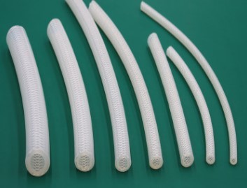 China High Pressure Silicone Braided Hose , Medical Grade Silicone Tubing on sale