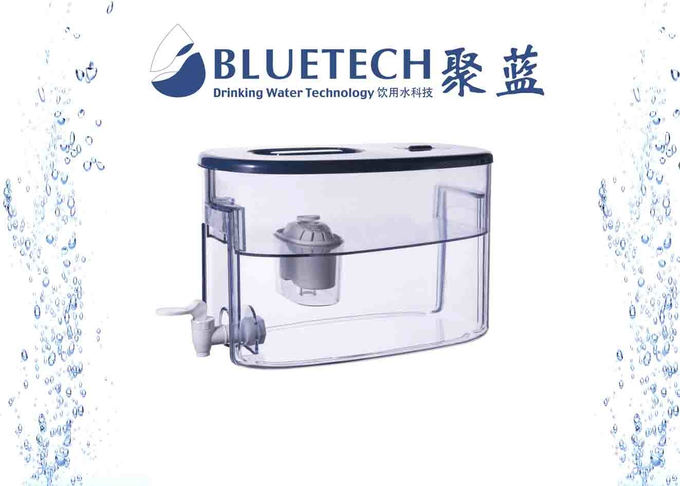 China Large capacity Water Filter Tank with chlorine and heavy metal removing filters on sale