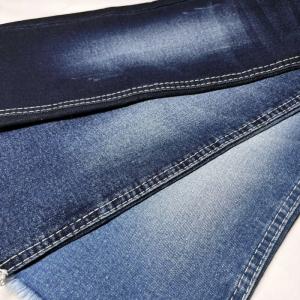 China 10.9 Oz Plain Twill Denim Fabric High Color Fasten Jeans Material on sale