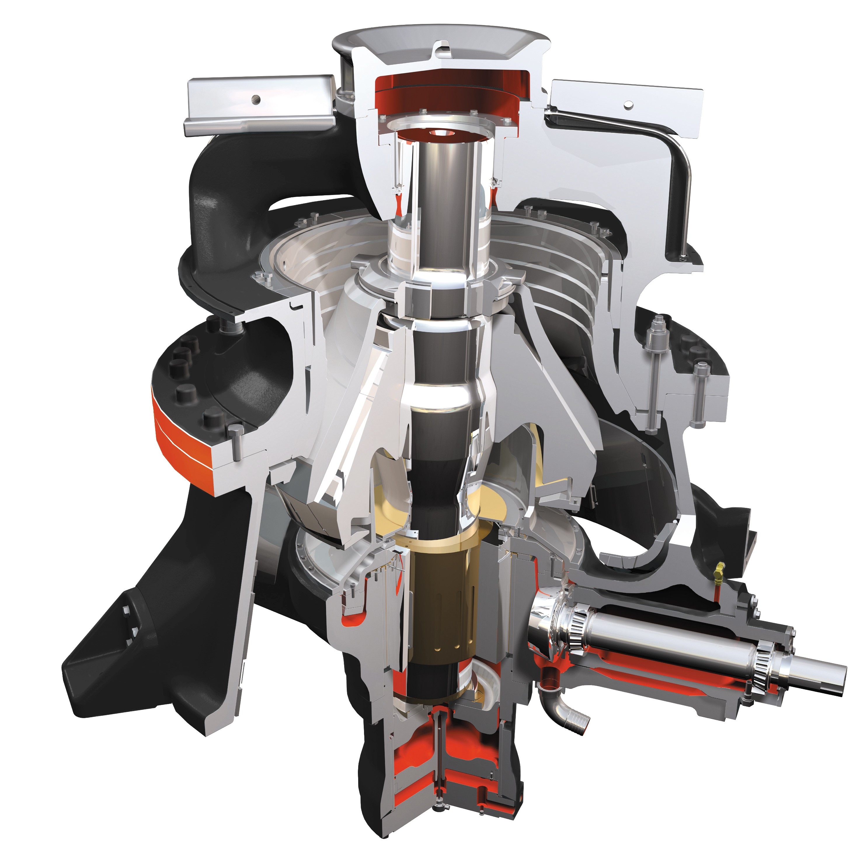 Best Secondary Ore Hydraulic Crushing Machine GH Serise AC Motor Easy Operation wholesale