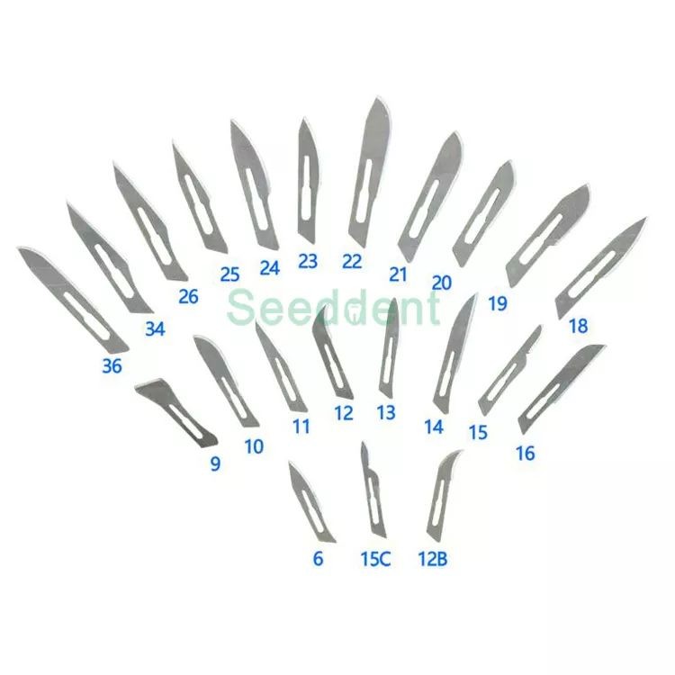 Best Dental Carbon Steel Blades Sterile Surgical Blades 100pcc/box wholesale