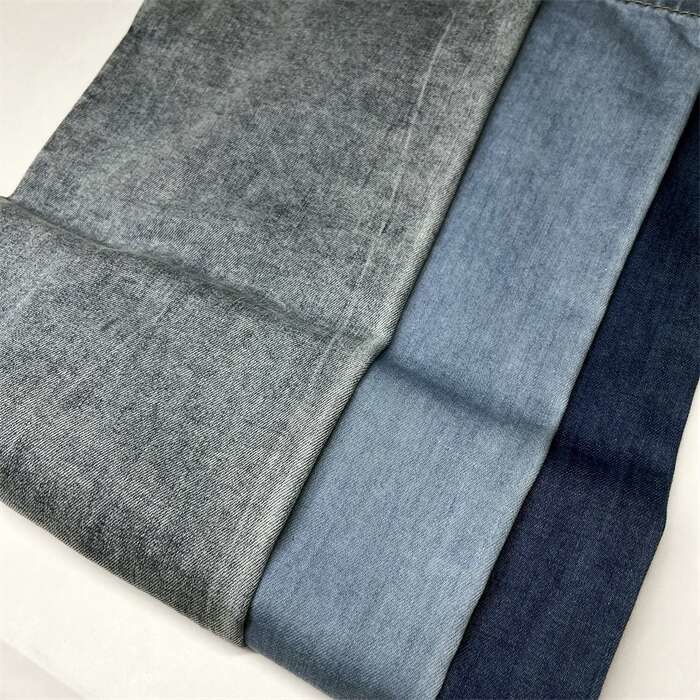 China Super Soft Yarn Lyocell 7 Oz Denim Fabric For Shirt Making on sale