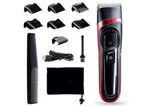 China 2200mAh Electric Hair Trimmer , 100v-240v Waterproof Hair Clippers Rechargeable on sale