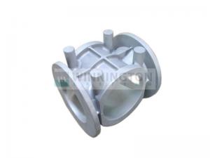 Precision Investment casting pump/valve body by silica sol process inhouse CNC machining