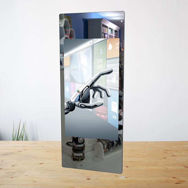 Cheap Capacitive Touch Stainless Steel Smart Retail Mirror Fast Response for sale