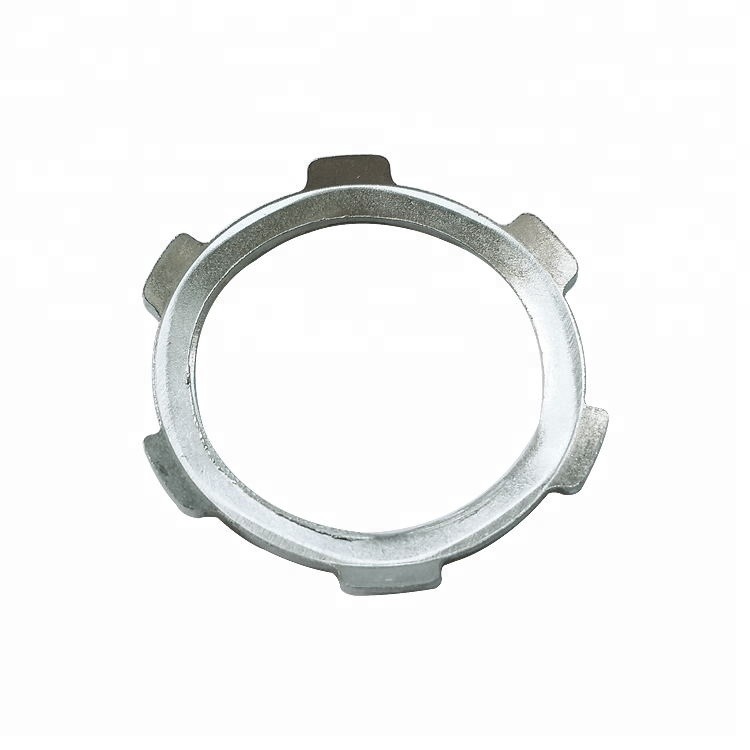 Best Zinc Plated Steel Rigid Conduit Locknut , Female Connection Rigid Pipe Fittings wholesale