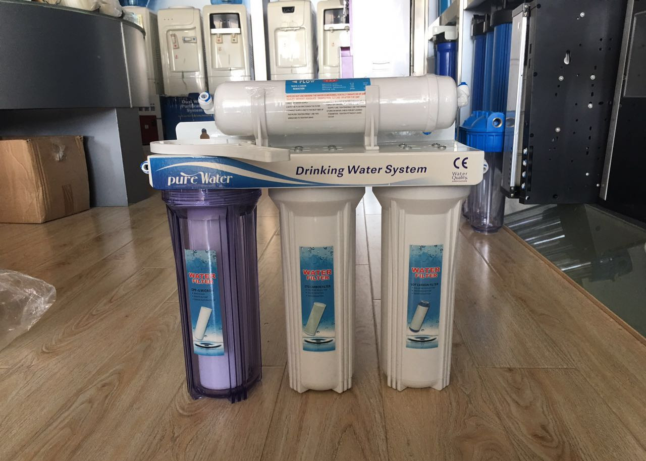 Best 4 Stage 50 GPD Non - Electrical Household Water Filter Filtration Drinking Water System wholesale