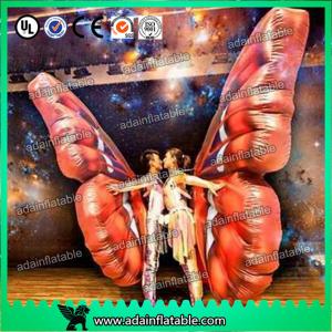 Best Vivid Inflatable Cartoon Characters , Digital Printing Inflatable Butterfly Wing Model wholesale