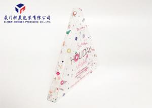 Best Triangle Shape Custom Plastic Box Packaging , Pet Packaging Box For Bath Fizzer wholesale