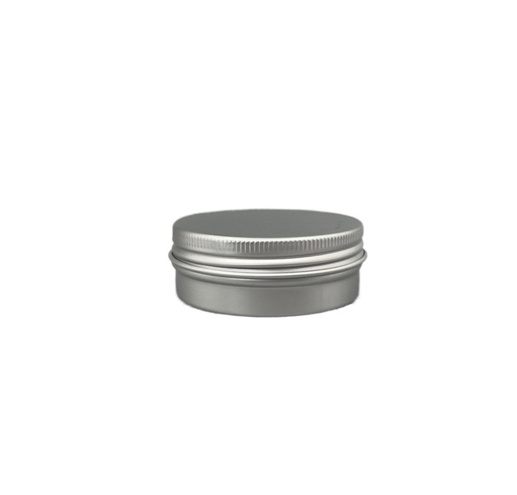 China Small 60ml 80ml Aluminium Tin Jars Round Edge Screw Twist Top For waxes on sale