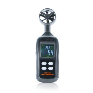 China 84g Handheld Digital Anemometer Wind Speed Meter Air Flow Temperature on sale