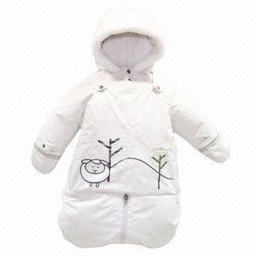 China Solid Babies' Sleeping Set, 100% Polyester, Hood and Mitts, OEM Orders Welcomed on sale