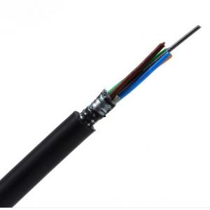 China G652D Aerial Self Supporting Outdoor Fiber Optic Cable GYTS/GYTA Armoured on sale