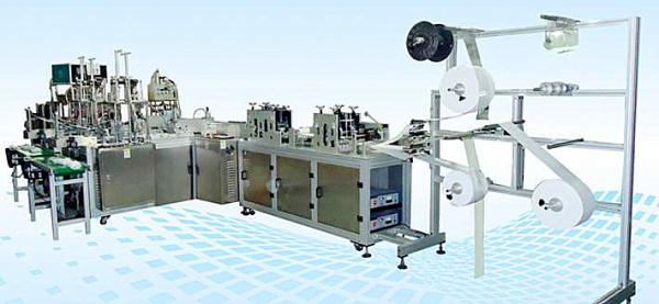 Cheap Ear Loop Pollution Mask Making Machine , Non Woven Mask Folding Machine for sale