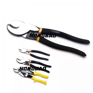 China Long Cut Aviation Snips 3 Piece Set 9 Heavy Duty Cable Cutter Pliers Copper on sale