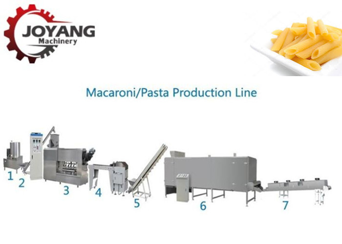 Best Shell Penne Fusilli Macaroni Pasta Extruder Machine With 100lg/H Extruder wholesale