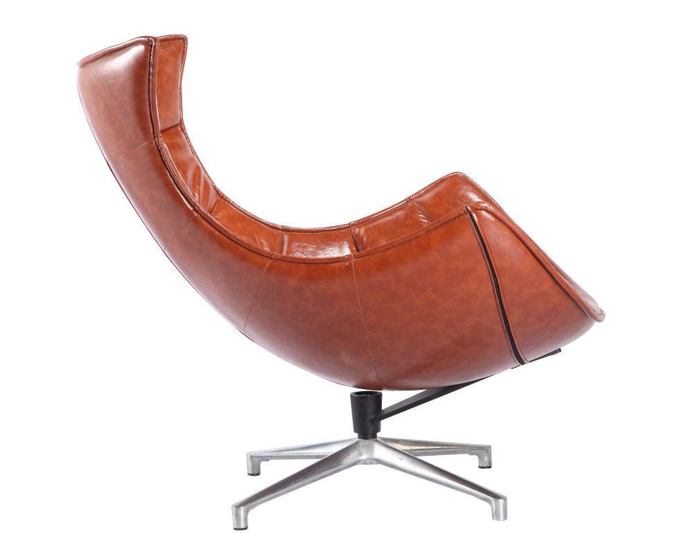 Best Rotating Lobster Leather Swivel Lounge Chair 100*100*120cm Various Colors wholesale