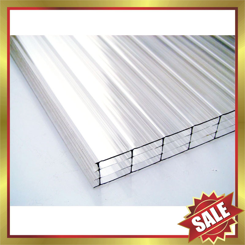 China four layers PC sheet,multiwall pc sheet,multi wall pc sheet,cell polycarbonate sheet,four wall pc sheet-excellent cover! on sale