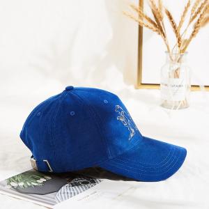 Best Embroidery Logo Corduroy Adult Baseball Cap For Winter wholesale