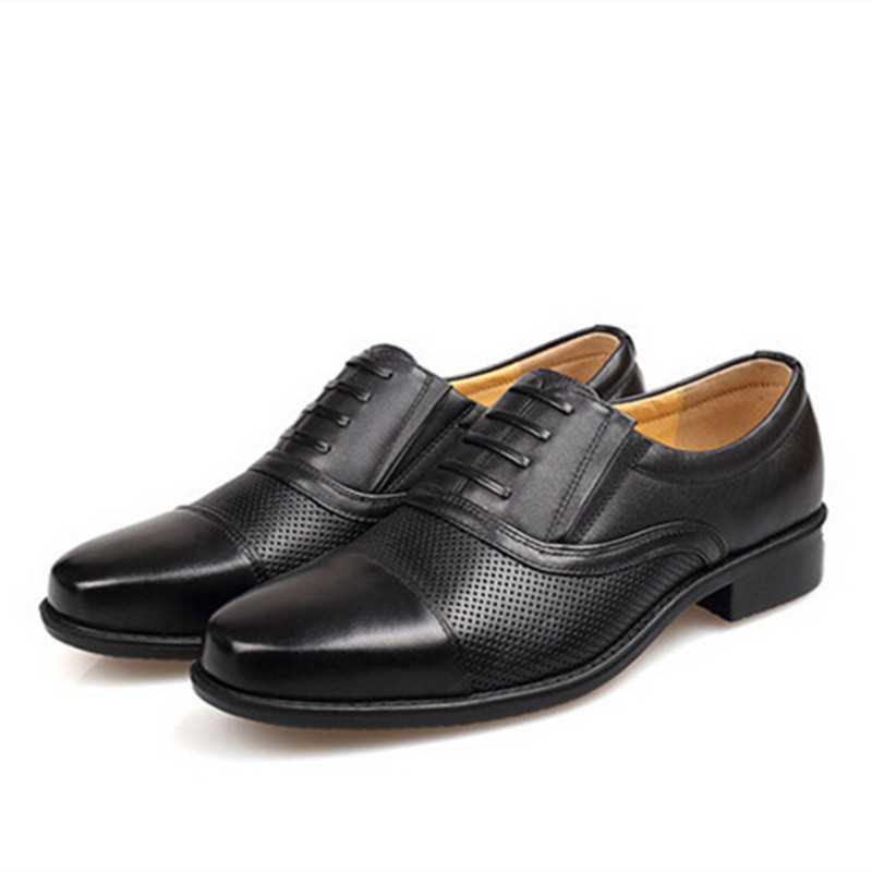 China Stitching Exquisite Military Dress Shoes Oxford Leather Low Top Odorless on sale