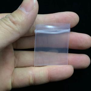 Best Herb Packaging Mini Plastic Zipper Bags / Clear Poly Bags 3*4cm Size wholesale