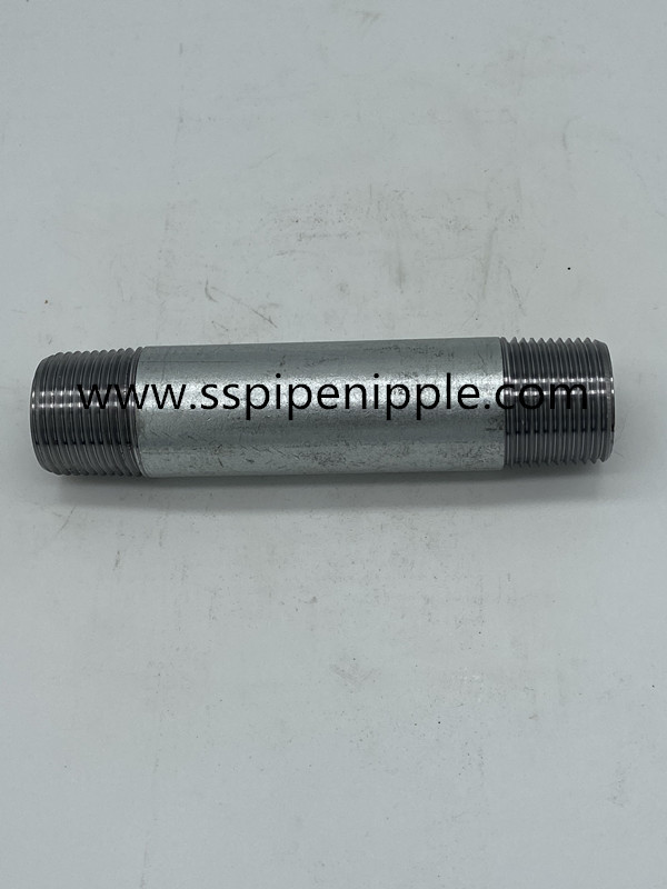 China Threaded Carbon Steel Pipe Nipples 1/8 To 8 NPT  DIN2999 ISO7/1  ISO228-1 on sale