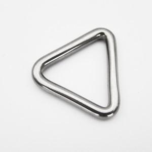 Cheap investment casting stainless steel welded triangle-ring for sale