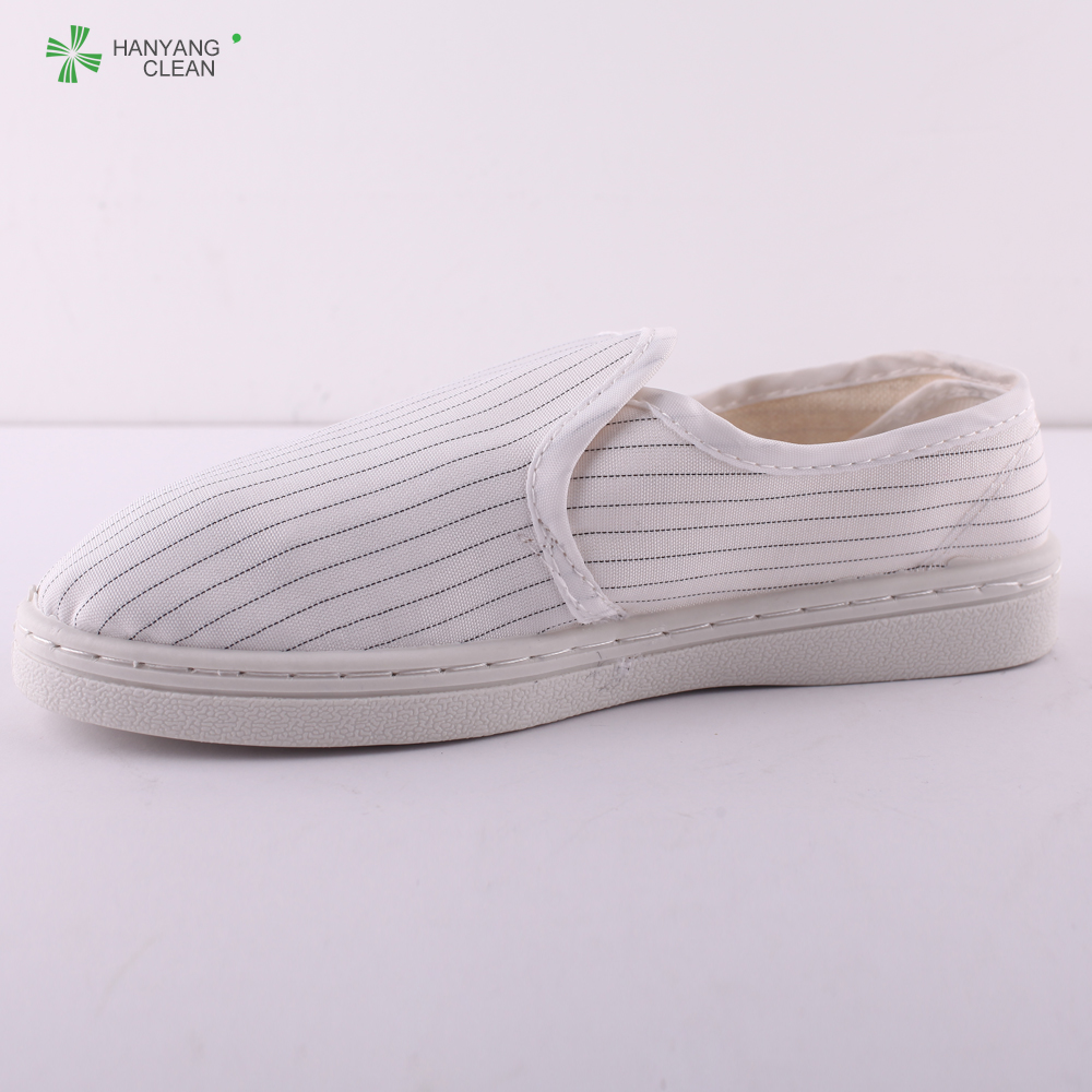 Breathable Cleanroom Safety Shoes , Canvas Fashion Esd Approved Shoes
