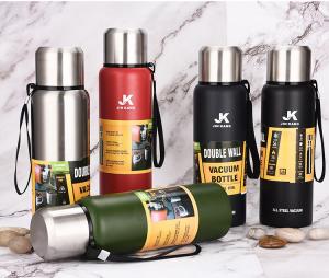Best 304 Stainless Steel Drinkware Bottle 500ml Drinking Thermos Cup wholesale