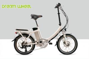 China Full Size Electric Folding Bike For Adults , Lightweight Folding Ebikes 21.5kgs on sale